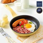 GIORNO FELICE Fresh-On Titanium Non-Stick Frying Pan 20cm Induction Compatible Lightweight Compact Size _ Made in Korea